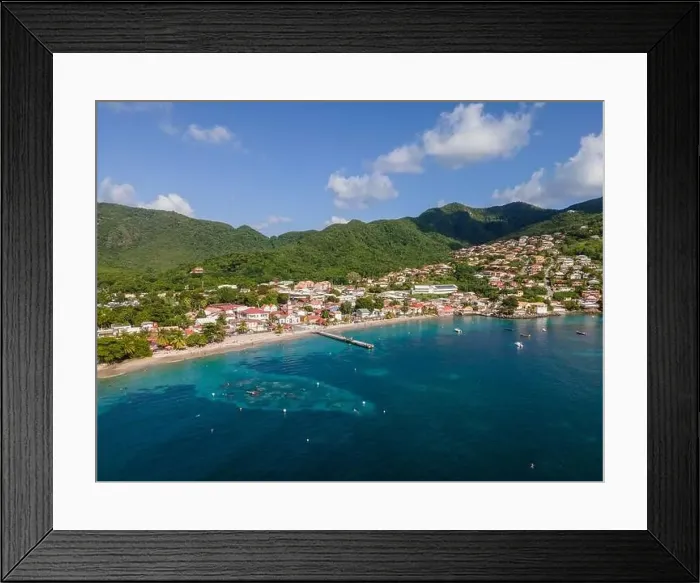 Framed Print : Les Anses d'Arlet, Martinique, French Antilles Framed Print : Les Anses d'Arlet, Martinique, French Antilles