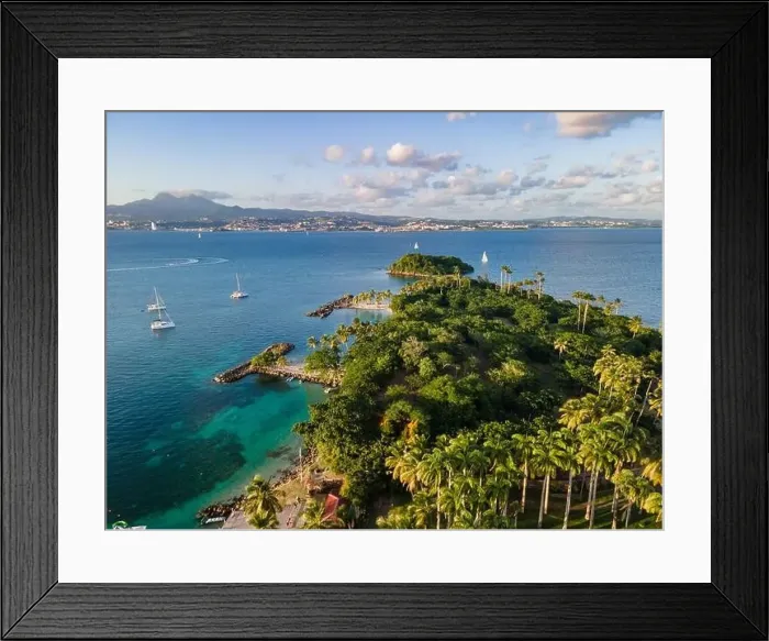 Framed Print : La Pointe du Bout, Les Trois-Ilets, Martinique, French Antilles Framed Print : La Pointe du Bout, Les Trois-Ilets, Martinique, French Antilles