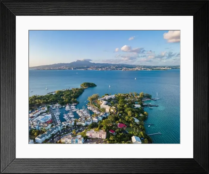 Framed Print : Marina of la Pointe du Bout, Les Trois-Ilets, Martinique, French Antilles Framed Print : Marina of la Pointe du Bout, Les Trois-Ilets, Martinique, French Antilles
