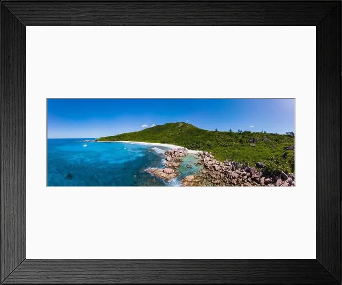 Framed Print : Anse Source d'Argent beach, La Digue Island Framed Print : Anse Source d'Argent beach, La Digue Island