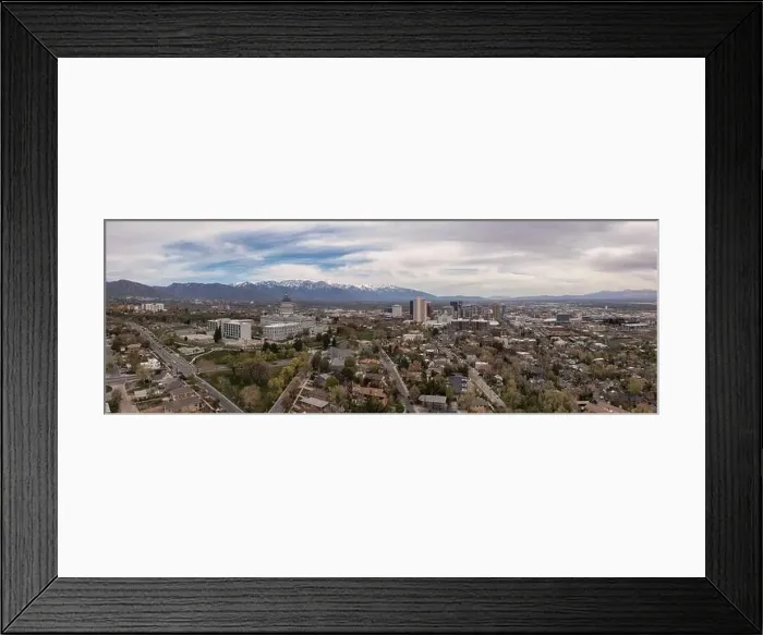 Framed Print : Panorama of Salt Lake City, Utah Framed Print : Panorama of Salt Lake City, Utah