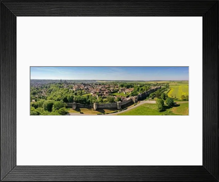 Framed Print : view of the medieval city of Provins in Seine et Marne in France which belongs to the unesco world heritage Framed Print : view of the medieval city of Provins in Seine et Marne in France which belongs to the unesco world heritage