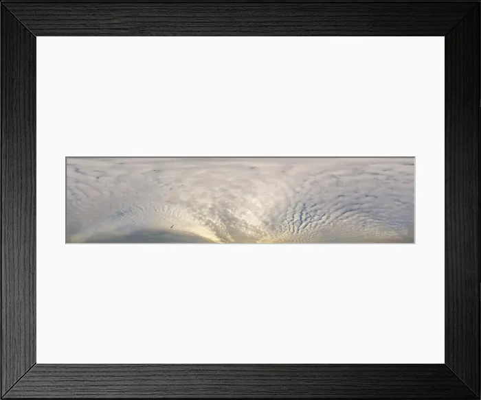 Framed Print : Overcast sky panorama on rainy day with Stratocumulus clouds in seamless spherical equirectangular format Framed Print : Overcast sky panorama on rainy day with Stratocumulus clouds in seamless spherical equirectangular format