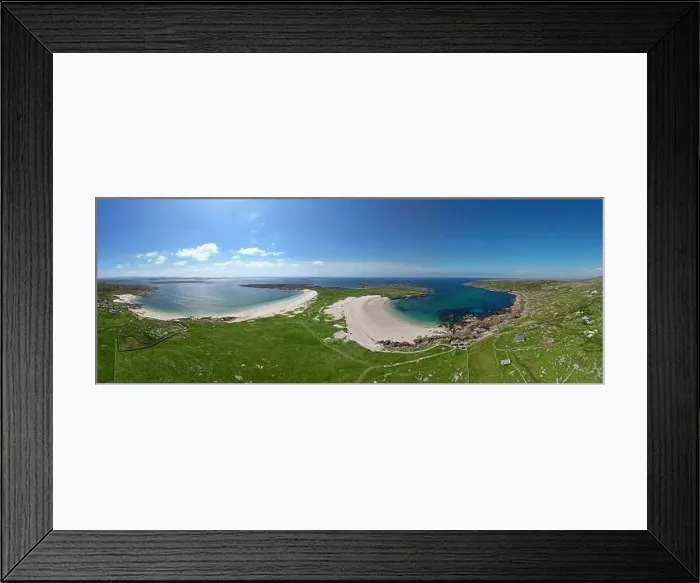 Framed Print : Dogs Bay beach, a horseshoe shaped bay with more than a mile long stretch of white sandy beach in county Galway, Ireland Framed Print : Dogs Bay beach, a horseshoe shaped bay with more than a mile long stretch of white sandy beach in county Galway, Ireland
