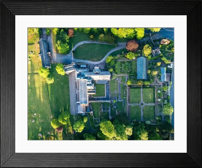 Framed Print : Top Down view over Torre Abbey Castle and Gardens from a drone, Torquay, Devon, England, Europe Framed Print : Top Down view over Torre Abbey Castle and Gardens from a drone, Torquay, Devon, England, Europe