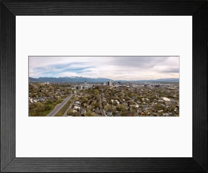 Framed Print : Panorama of Salt Lake City, Utah Framed Print : Panorama of Salt Lake City, Utah