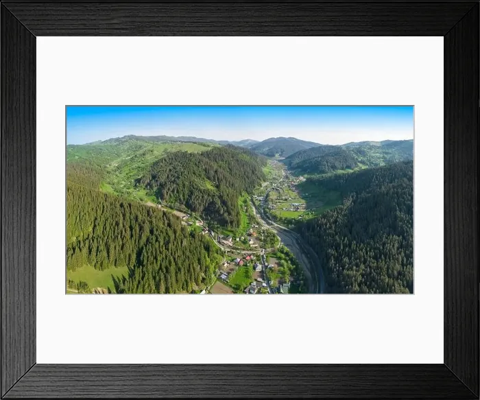 Framed Print : village landscape in Romania countryside, Petru Voda Framed Print : village landscape in Romania countryside, Petru Voda