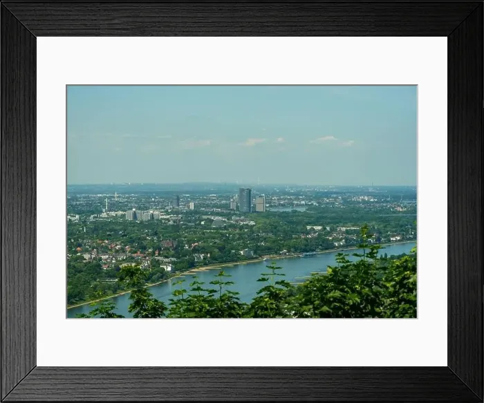 Framed Print : Panoramic view of the city of Bonn and the river Rhine Framed Print : Panoramic view of the city of Bonn and the river Rhine