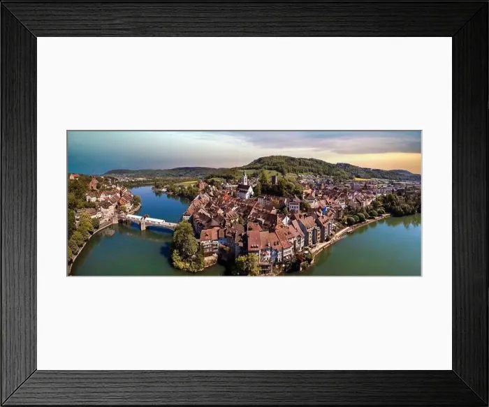 Framed Print : Romantic beuatiful paces of Switzerland Framed Print : Romantic beuatiful paces of Switzerland