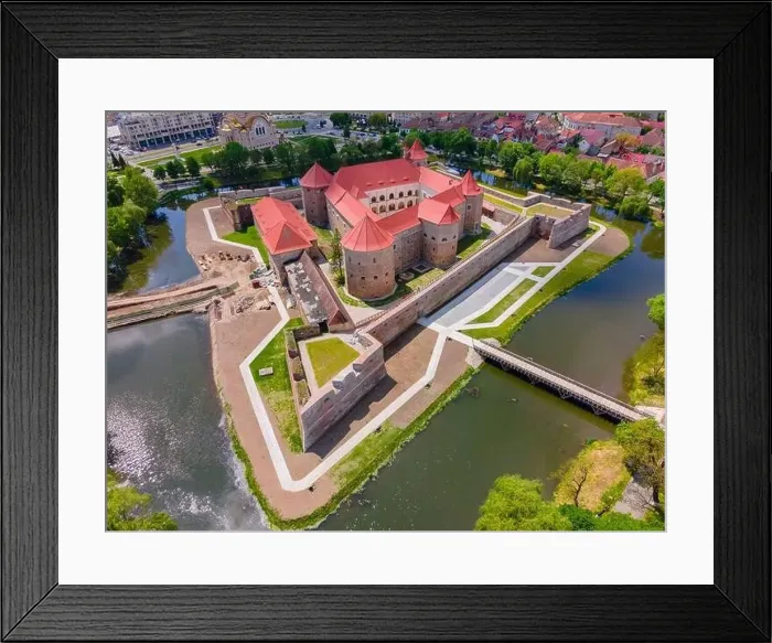Framed Print : Aerial photography of the Citadel of Fagaras Framed Print : Aerial photography of the Citadel of Fagaras