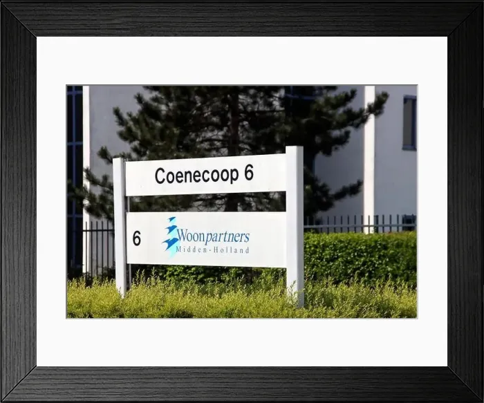 Framed Print : housing corporation Woonpartners Midden Holland office in Waddinxveen the Netherlands Framed Print : housing corporation Woonpartners Midden Holland office in Waddinxveen the Netherlands