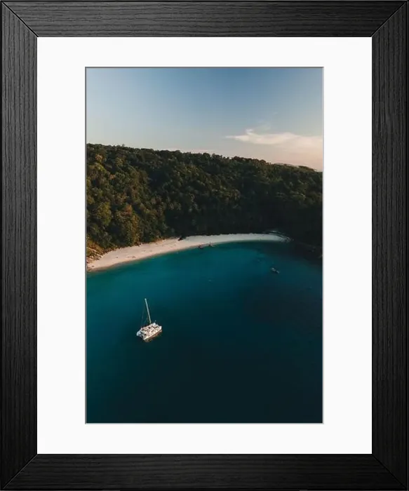 Framed Print : Aerial view of Freedom Beach in Phuket, Thailand, Southeast Asia Framed Print : Aerial view of Freedom Beach in Phuket, Thailand, Southeast Asia