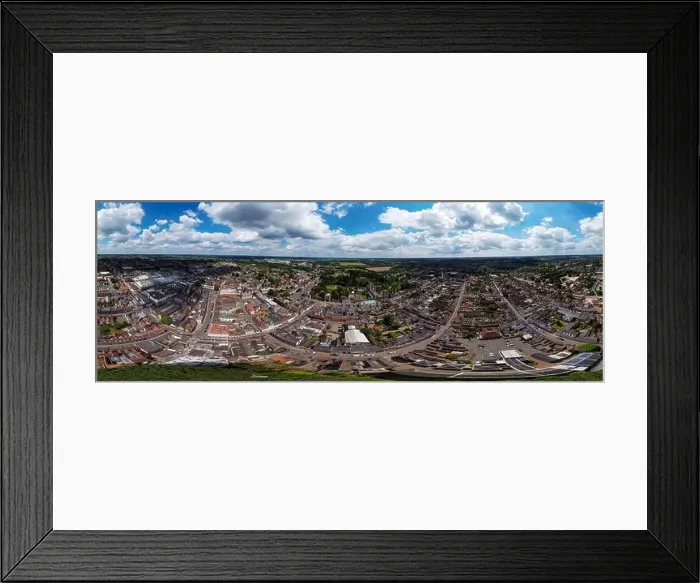 Framed Print : A 360 degree aerial photo of the St Edmundsbury Cathedral in Bury St Edmunds, Suffolk, UK Framed Print : A 360 degree aerial photo of the St Edmundsbury Cathedral in Bury St Edmunds, Suffolk, UK