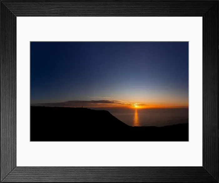 Framed Print : Watching the sun rise from Montana Roja Fuerteventura Framed Print : Watching the sun rise from Montana Roja Fuerteventura