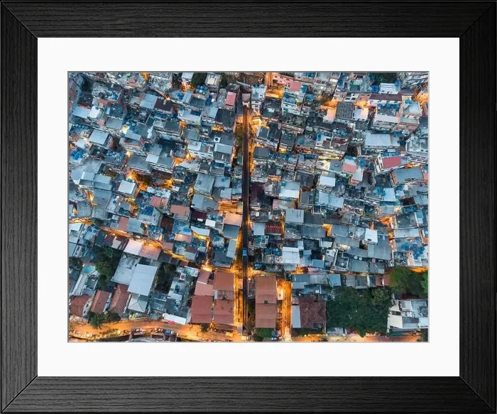 Framed Print : Pavaozinho favela, Rio de janeiro, Brazil Framed Print : Pavaozinho favela, Rio de janeiro, Brazil