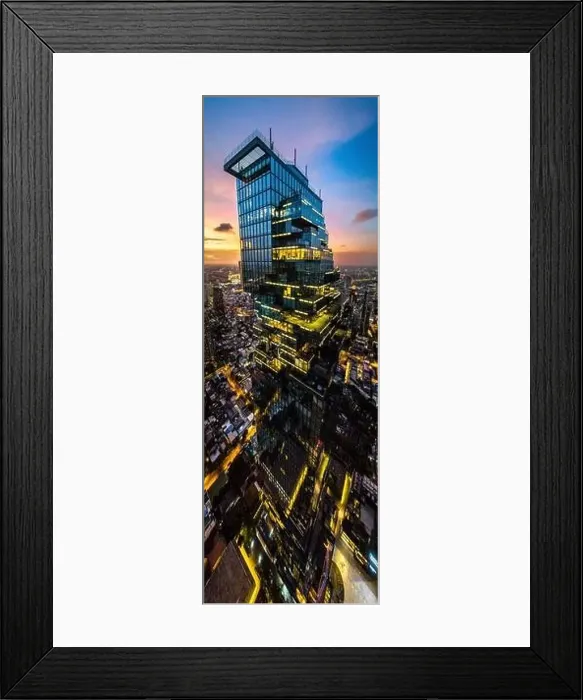 Framed Print : Aerial view of King Power Mahanakhon tower in Sathorn Silom central business district of Bangkok, Thailand Framed Print : Aerial view of King Power Mahanakhon tower in Sathorn Silom central business district of Bangkok, Thailand