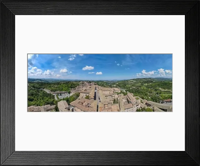 Framed Print : Drone view at Urbino on Italy, Unesco world heritage Framed Print : Drone view at Urbino on Italy, Unesco world heritage