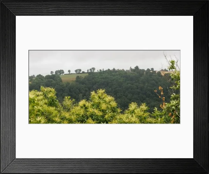Framed Print : Panoramic landscape in Aveyron France Framed Print : Panoramic landscape in Aveyron France