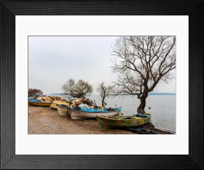 Framed Print : GOLYAZI, BURSA, TURKEY. Golyazi is a town founded on a peninsula on Lake Uluabat Framed Print : GOLYAZI, BURSA, TURKEY. Golyazi is a town founded on a peninsula on Lake Uluabat