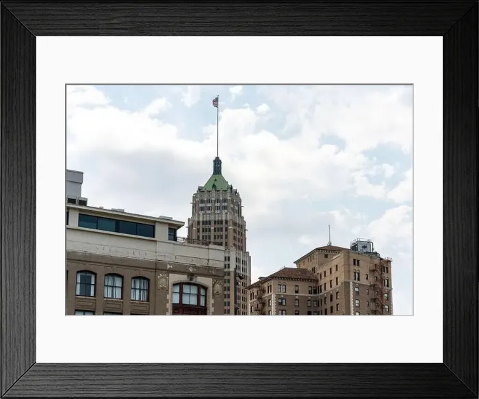 Framed Print : San Antonio Texas old buildings downtown Framed Print : San Antonio Texas old buildings downtown