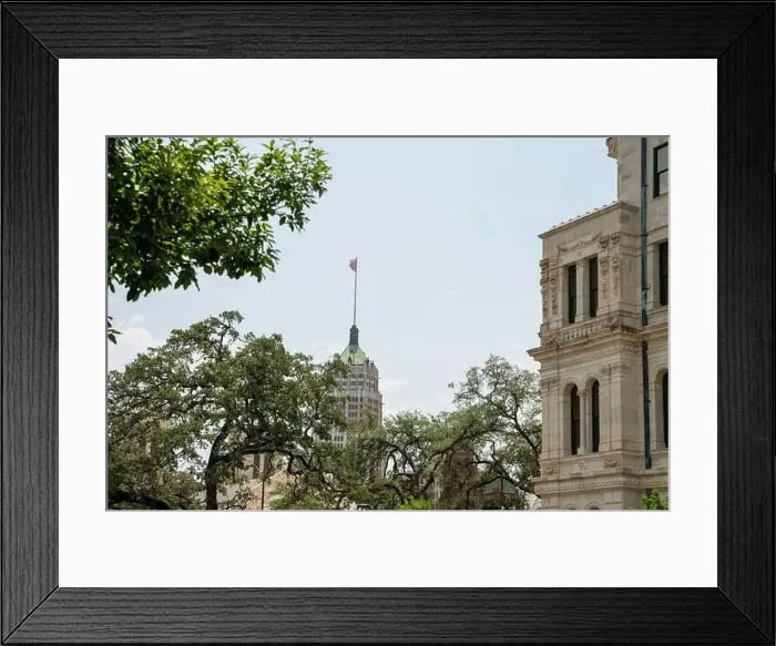 Framed Print : San Antonio Texas old buildings downtown Framed Print : San Antonio Texas old buildings downtown