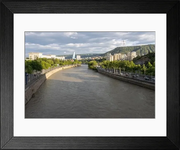 Framed Print : General view of Tbilisi city center and Kura River. Georgia Framed Print : General view of Tbilisi city center and Kura River. Georgia