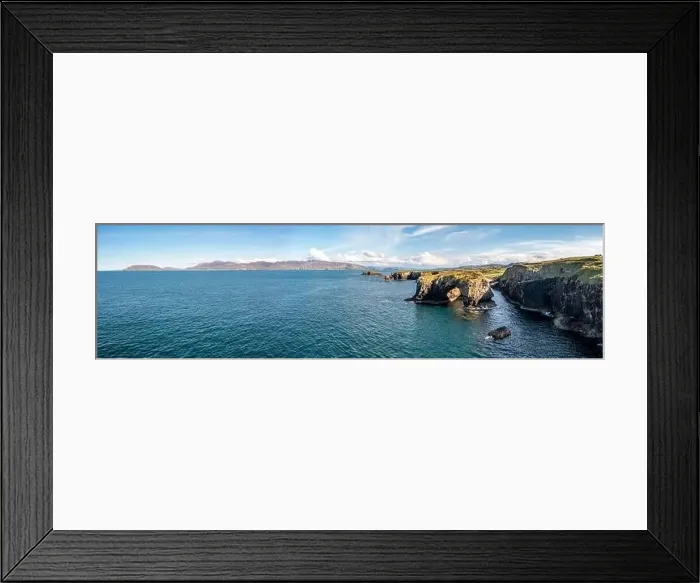 Framed Print : Aerial view of the Great Pollet Sea Arch, Fanad Peninsula, County Donegal, Ireland Framed Print : Aerial view of the Great Pollet Sea Arch, Fanad Peninsula, County Donegal, Ireland