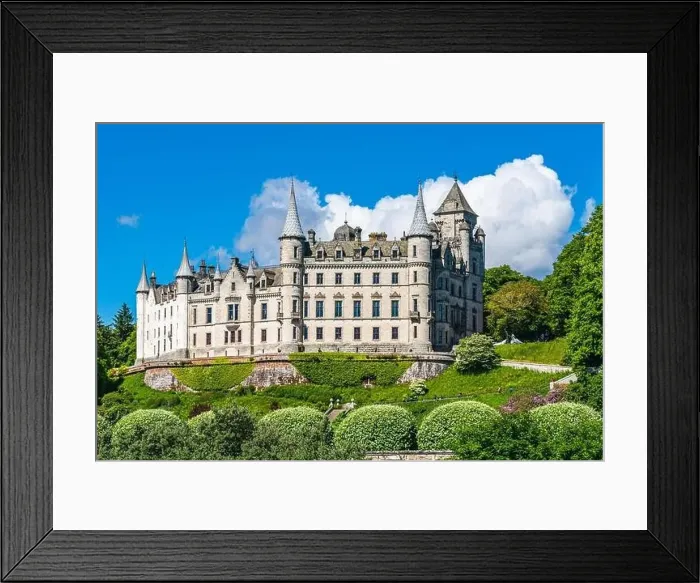 Framed Print : Dunrobin Castle and Gardens, NC500, Scotland, UK Framed Print : Dunrobin Castle and Gardens, NC500, Scotland, UK