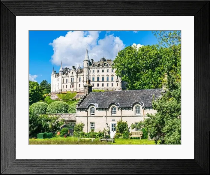 Framed Print : Dunrobin Castle and Gardens, NC500, Scotland, UK Framed Print : Dunrobin Castle and Gardens, NC500, Scotland, UK