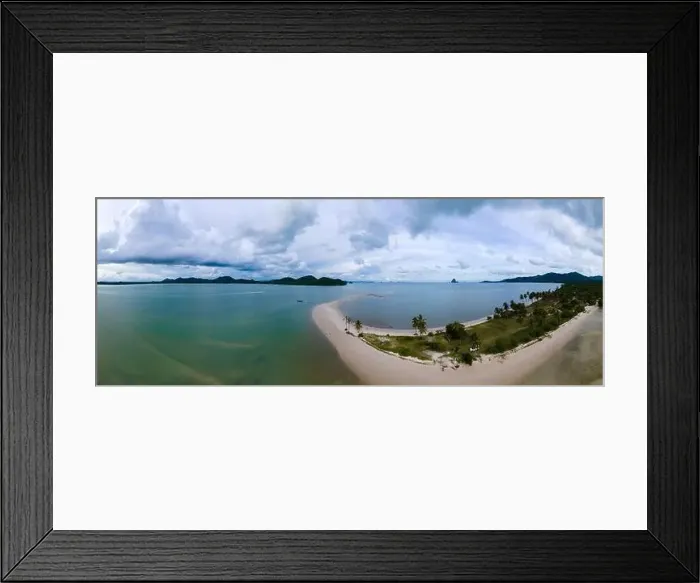 Framed Print : the beach at the Island Koh Yao Yai Thailand, beach with white sand and palm trees Framed Print : the beach at the Island Koh Yao Yai Thailand, beach with white sand and palm trees