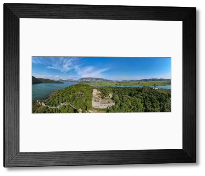 Framed Print : Drone view at the roman archaeological site of Butrinto on Albania Framed Print : Drone view at the roman archaeological site of Butrinto on Albania