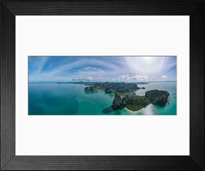 Framed Print : Railay Beach Krabi Thailand, the tropical beach of Railay Krabi Framed Print : Railay Beach Krabi Thailand, the tropical beach of Railay Krabi