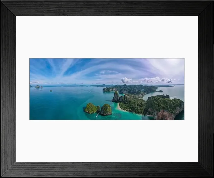 Framed Print : Railay Beach Krabi Thailand, the tropical beach of Railay Krabi Framed Print : Railay Beach Krabi Thailand, the tropical beach of Railay Krabi