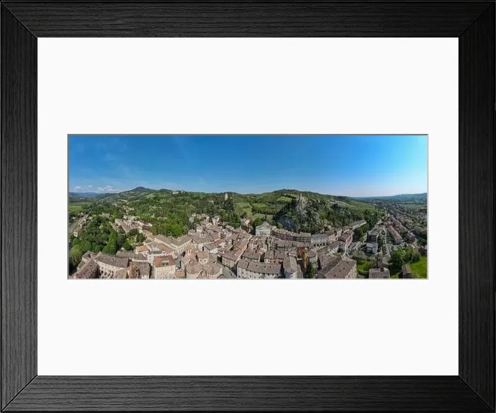 Framed Print : Drone view at the historical village of Brisighella on Italy Framed Print : Drone view at the historical village of Brisighella on Italy