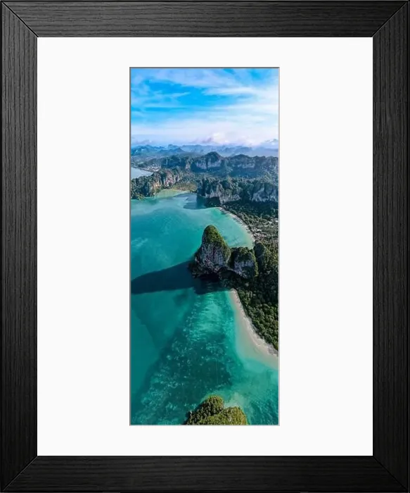 Framed Print : Railay Beach Krabi Thailand, the tropical beach of Railay Krabi Framed Print : Railay Beach Krabi Thailand, the tropical beach of Railay Krabi