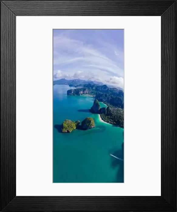 Framed Print : Railay Beach Krabi Thailand, the tropical beach of Railay Krabi Framed Print : Railay Beach Krabi Thailand, the tropical beach of Railay Krabi