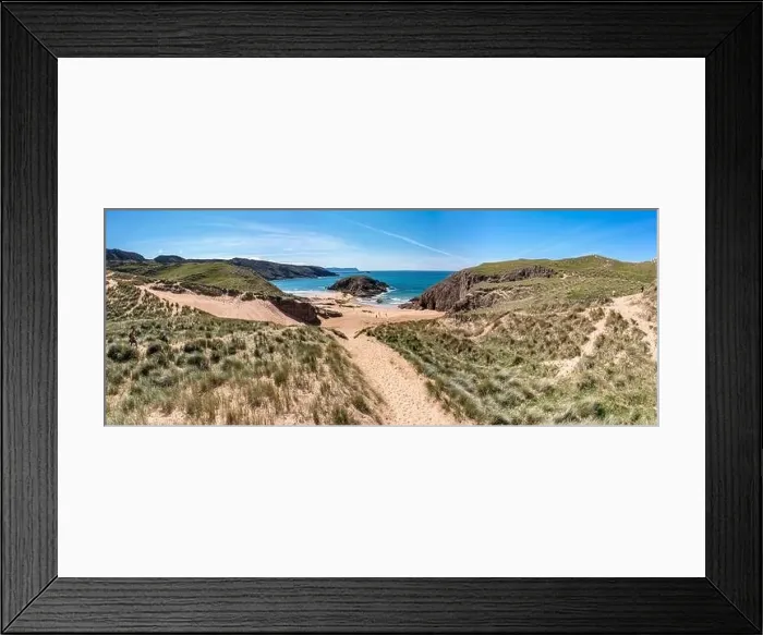 Framed Print : Aerial view of the Murder Hole beach, officially called Boyeghether Bay in County Donegal, Ireland Framed Print : Aerial view of the Murder Hole beach, officially called Boyeghether Bay in County Donegal, Ireland