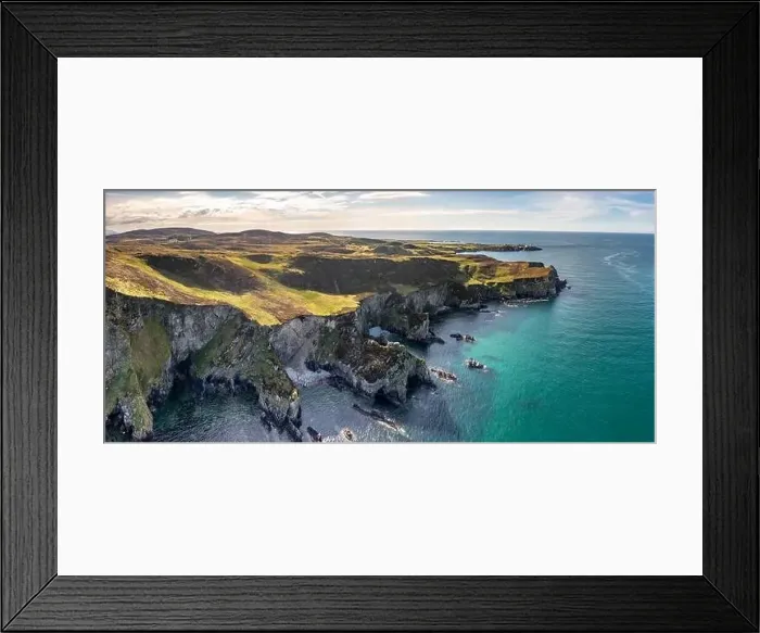 Framed Print : Aerial view of Fanad close to the Great Pollet Sea Arch, Fanad Peninsula, County Donegal, Ireland Framed Print : Aerial view of Fanad close to the Great Pollet Sea Arch, Fanad Peninsula, County Donegal, Ireland