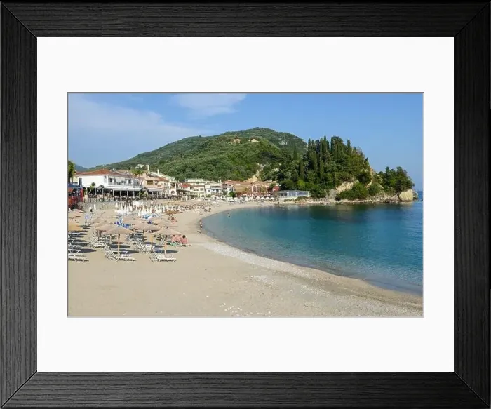 Framed Print : Parga, Greece - 17 May 2022: the touristic village of Parga on Greece Framed Print : Parga, Greece - 17 May 2022: the touristic village of Parga on Greece