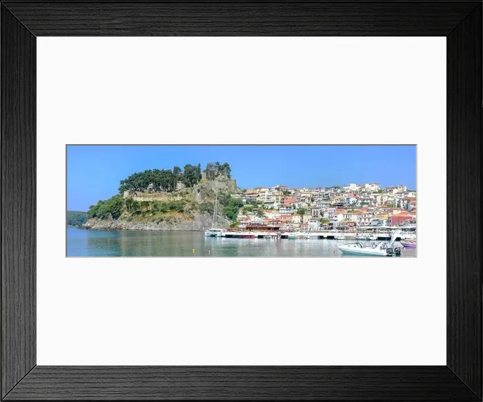 Framed Print : Parga, Greece - 17 May 2022: the touristic village of Parga on Greece Framed Print : Parga, Greece - 17 May 2022: the touristic village of Parga on Greece