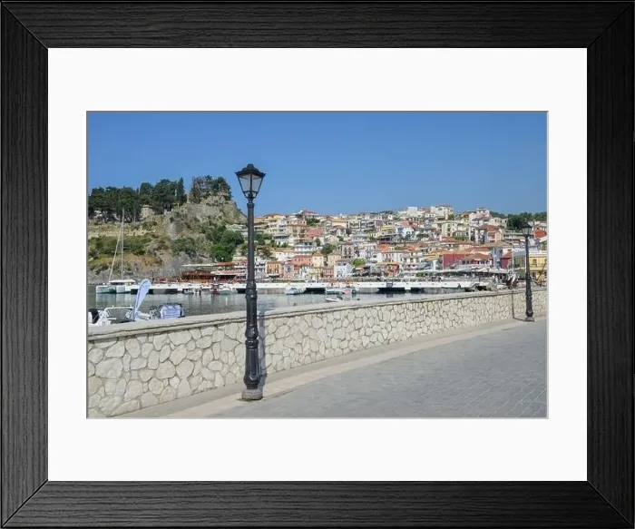Framed Print : Parga, Greece - 17 May 2022: the touristic village of Parga on Greece Framed Print : Parga, Greece - 17 May 2022: the touristic village of Parga on Greece
