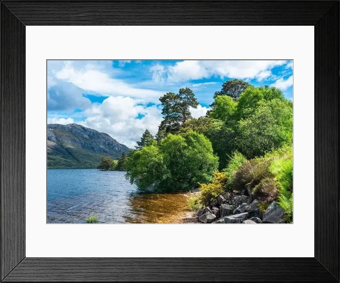 Framed Print : Loch Maree and Slioch, Wester Ross, Beinn Eighe National Nature Reserve, Highland, Scotland, UK Framed Print : Loch Maree and Slioch, Wester Ross, Beinn Eighe National Nature Reserve, Highland, Scotland, UK