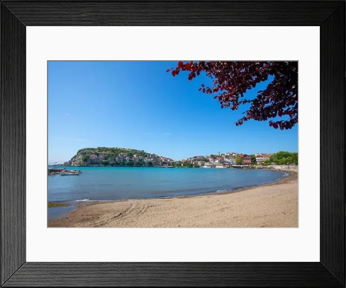 Framed Print : Beautiful cityscape on the mountains over Black-sea, Amasra. Amasra traditional Turkish architecture Framed Print : Beautiful cityscape on the mountains over Black-sea, Amasra. Amasra traditional Turkish architecture