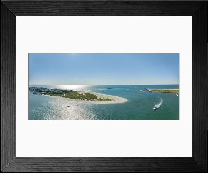 Framed Print : Aerial drone photo of the masonboro inlet Wrightsville Beach NC Outer Banks Framed Print : Aerial drone photo of the masonboro inlet Wrightsville Beach NC Outer Banks