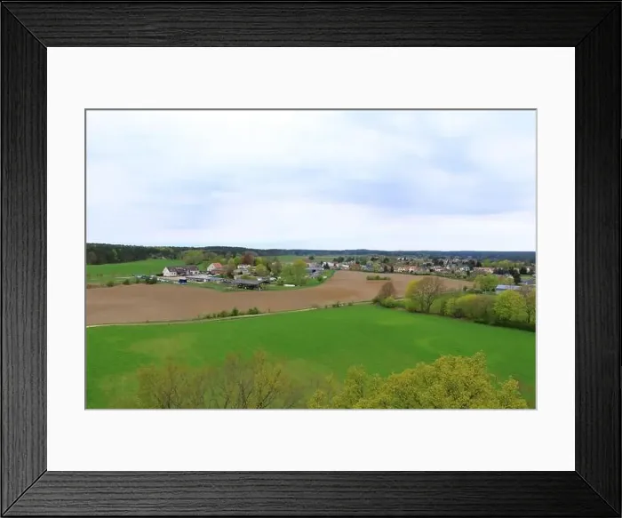 Framed Print : Arial Photo of the landscape in Germany in Joachimsthal, Brandenburg (from the Biorama-Projekt Tower) Framed Print : Arial Photo of the landscape in Germany in Joachimsthal, Brandenburg (from the Biorama-Projekt Tower)
