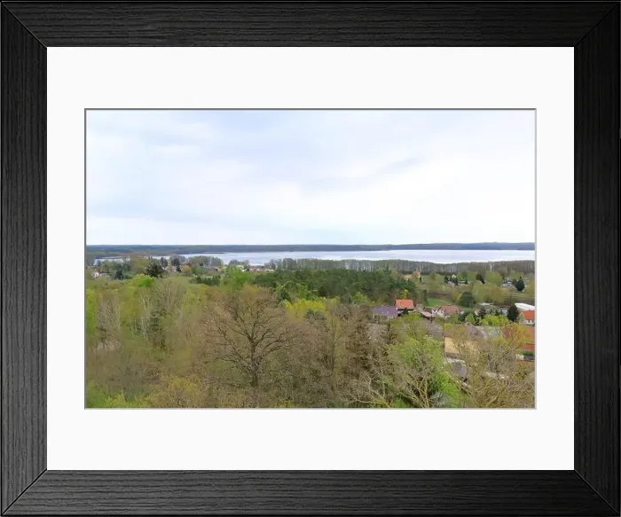 Framed Print : Arial Photo of the landscape in Germany in Joachimsthal, Brandenburg (from the Biorama-Projekt Tower) Framed Print : Arial Photo of the landscape in Germany in Joachimsthal, Brandenburg (from the Biorama-Projekt Tower)