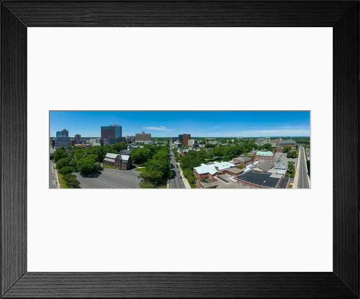 Framed Print : Aerial view of Rutgers University state public school campus in New Brunswick New Jersey Framed Print : Aerial view of Rutgers University state public school campus in New Brunswick New Jersey