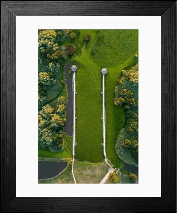 Framed Print : Aerial view of Pateira de Espinhel at sunset in Agueda, Aveiro - Portugal Framed Print : Aerial view of Pateira de Espinhel at sunset in Agueda, Aveiro - Portugal