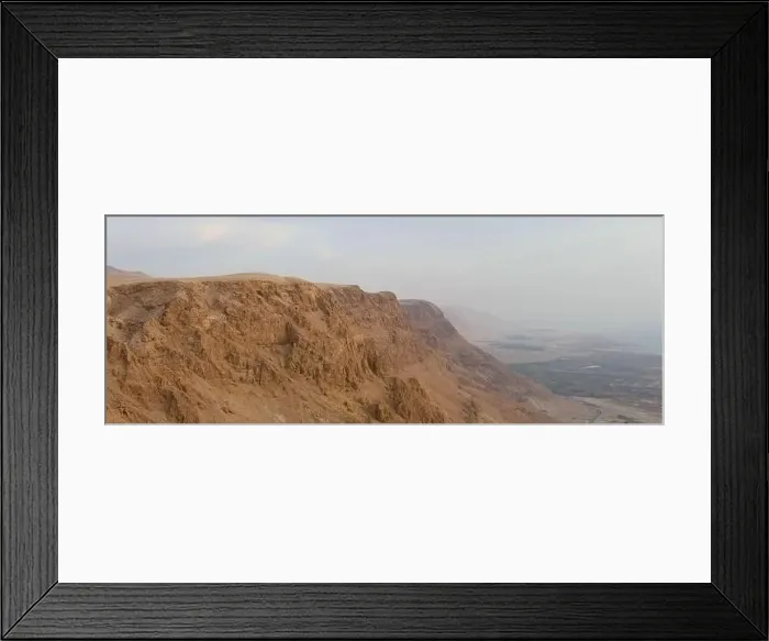 Framed Print : The Judean Desert and ded sea panoramic view Framed Print : The Judean Desert and ded sea panoramic view