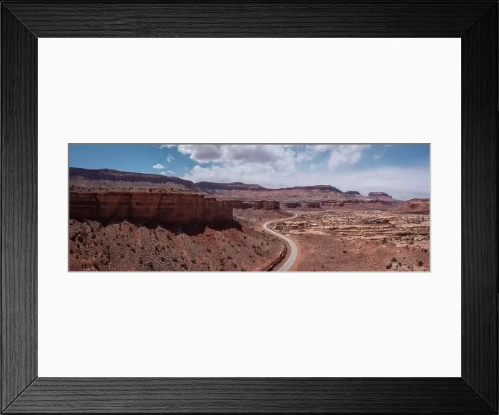 Framed Print : Scenic route 95, Utah. Aerial photo Framed Print : Scenic route 95, Utah. Aerial photo